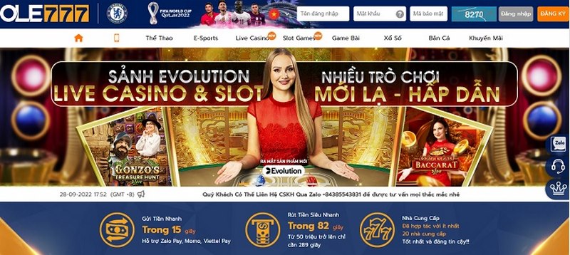 Truy cập trang chủ bằng đường dẫn chính thức không chặn